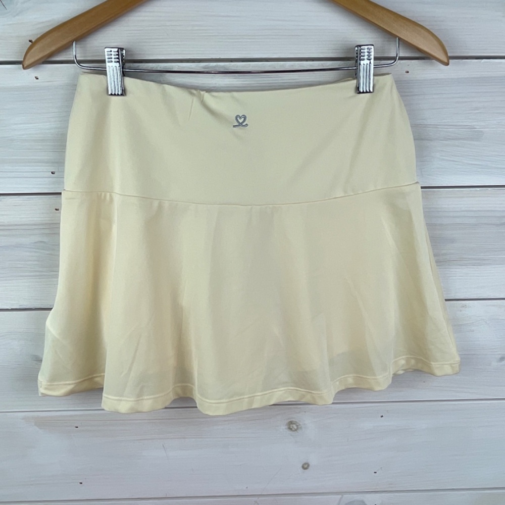 Daily Sports Macaron Yellow Golf Tennis Skort Athletic Skirt NANCE Size XS - NWT - Picture 3 of 9